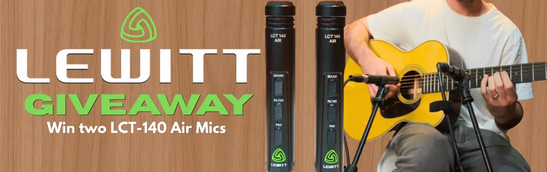 Lewitt LCT 140 AIR Stereo Condenser Microphone Giveaway