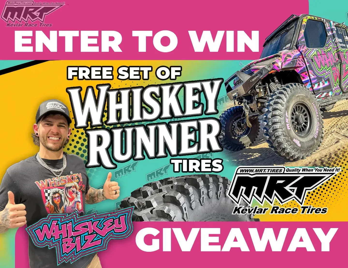Win a FREE Set of MRT Whiskey Runner™ Tires | MRT Giveaway