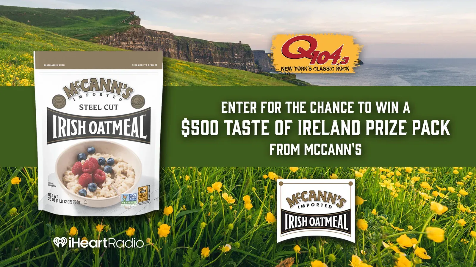 “A Taste of Ireland Prize Pack” Sweepstakes