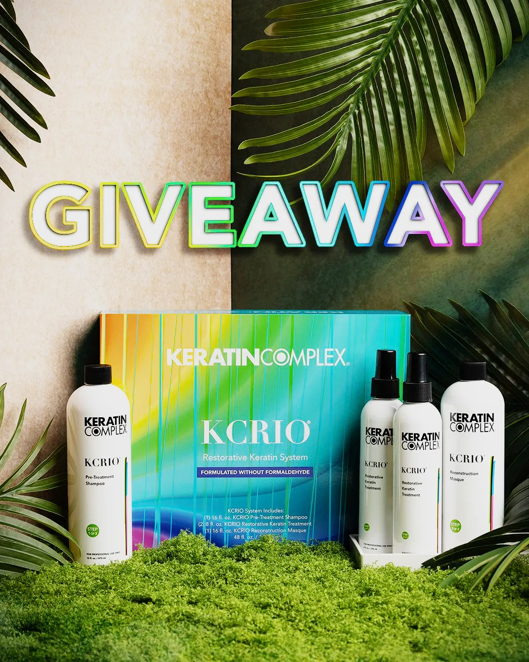 KCRIO Restorative Keratin System Kit Giveaway