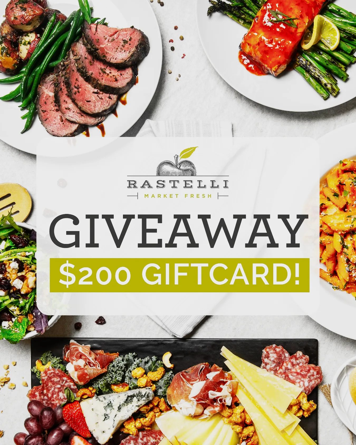 $200 Rastelli Market Fresh Gift Card Giveaway