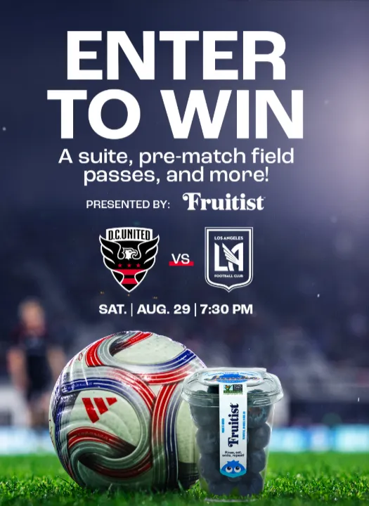 The Fruitist x D.C. United Suite Sweepstakes