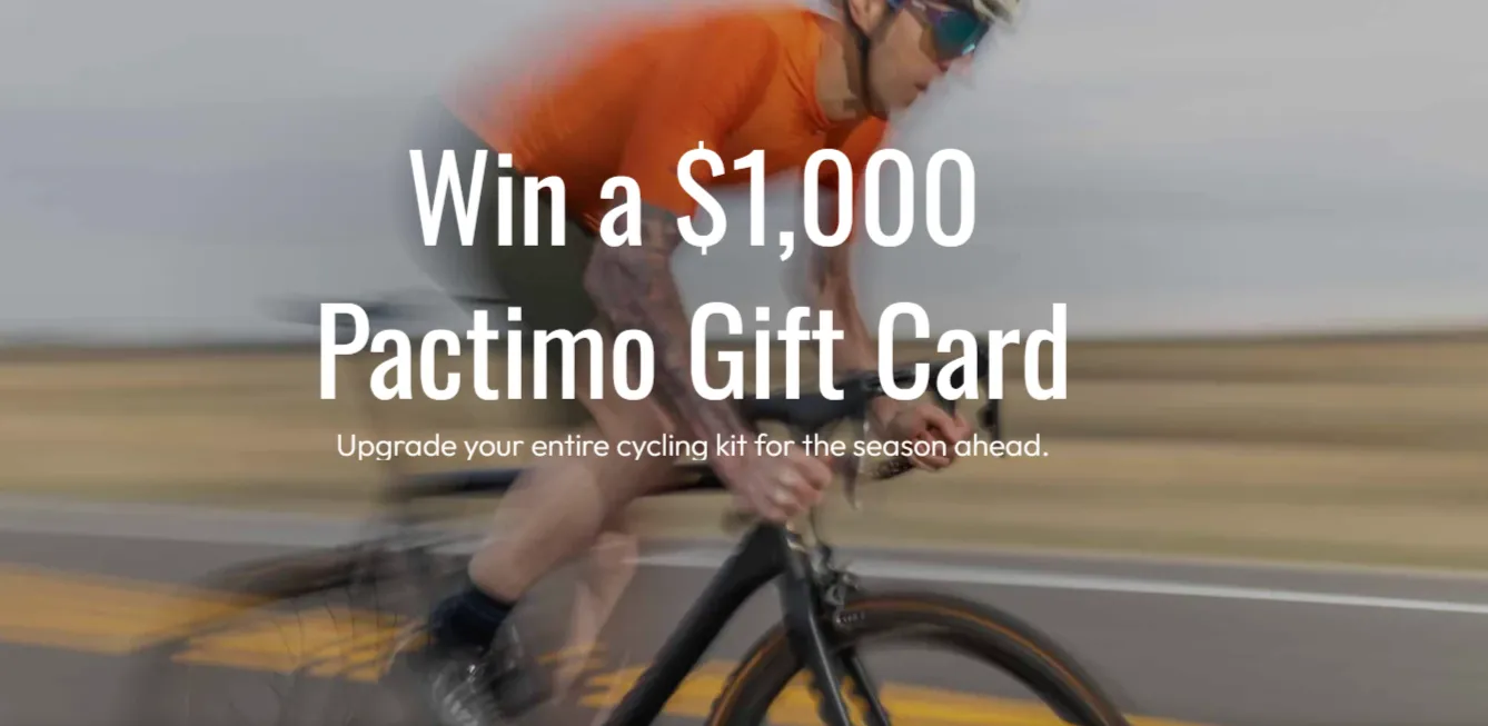 Pactimo $1,000 Cycling Clothing Giveaway