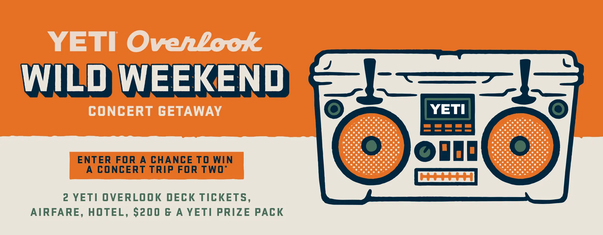 YETI OVERLOOK DECK SWEEPSTAKES