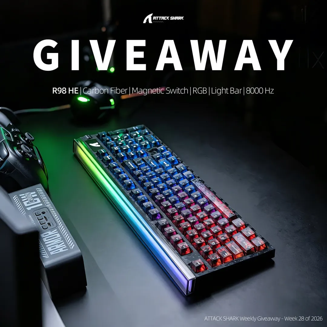 ATTACK SHARK Weekly Giveaway - Week 28 of 2026