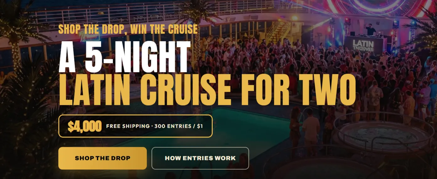 LATIN TAKEOVER CRUISE CABIN GIVEAWAY