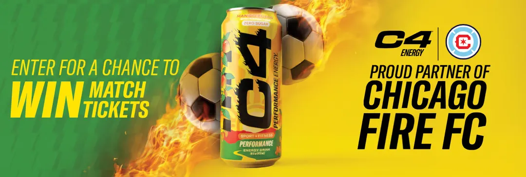 C4 Energy® x Chicago Fire Tickets Sweepstakes