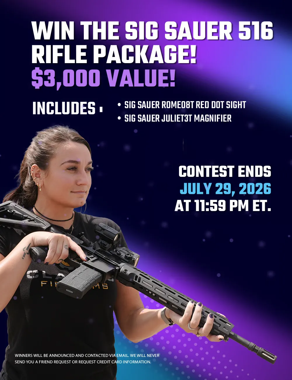 CLASSIC FIREARMS WIN THE SIG SAUER 516 RIFLE PACKAGE SWEEPSTAKES