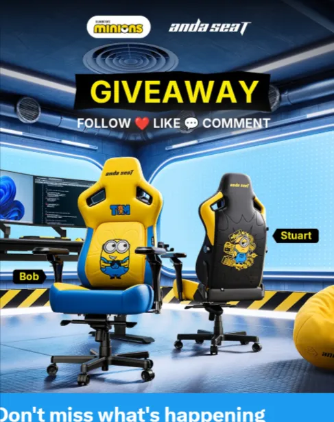 Minions Gaming Chair Giveaway