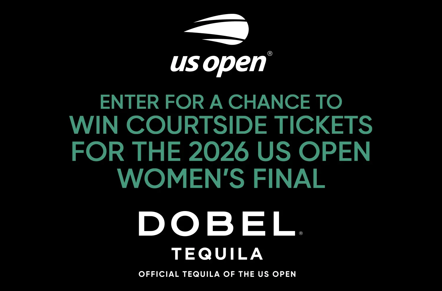 US Open Maestro Dobel® Sweepstakes
