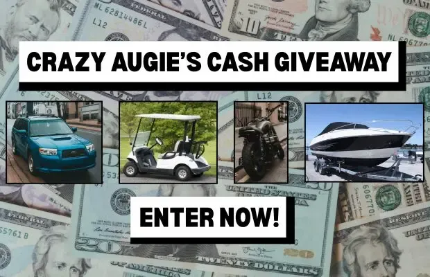 Crazy Augie’s Cash Giveaway