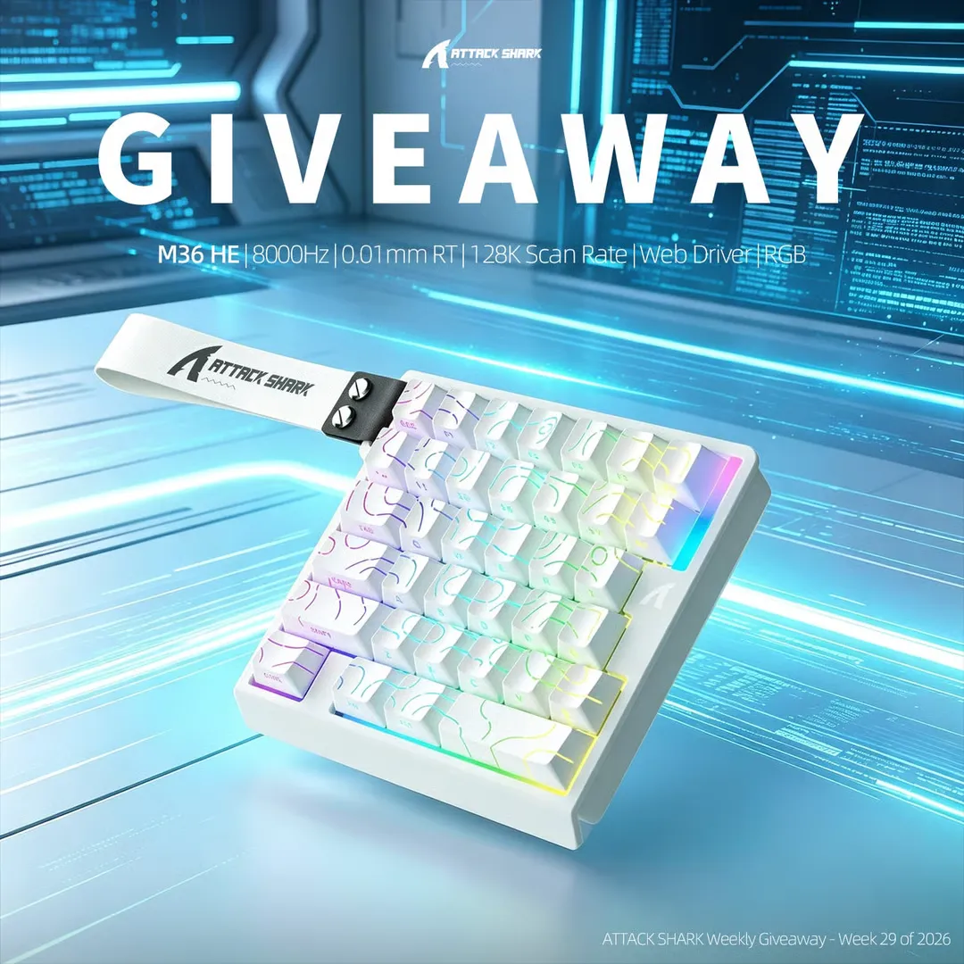 TTACK SHARK Weekly Giveaway - Week 29 of 2026