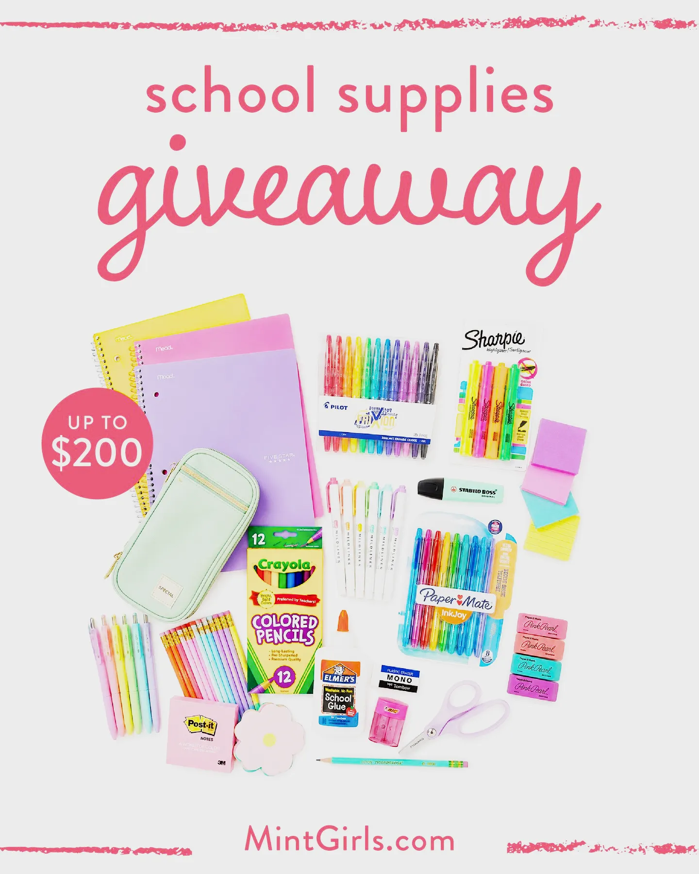 School Supplies Giveaway