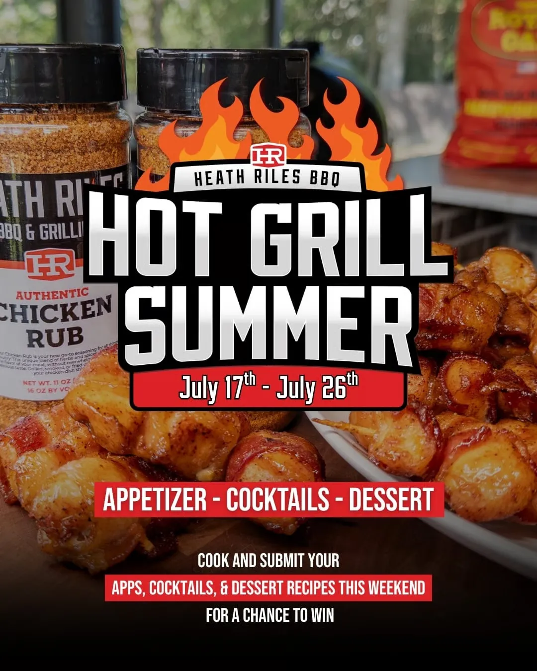 Heath Riles BBQ Hot Grill Summer Giveaway