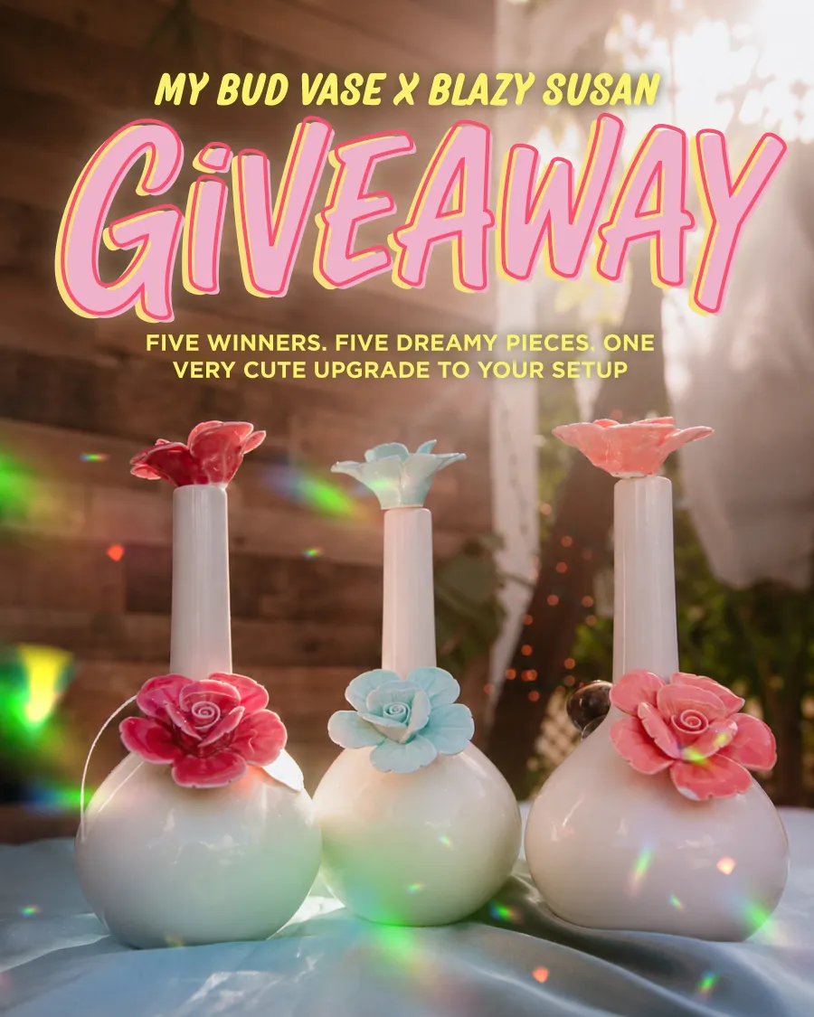 My Bud Vase X Blazy Susan Usd 100 Giveaway