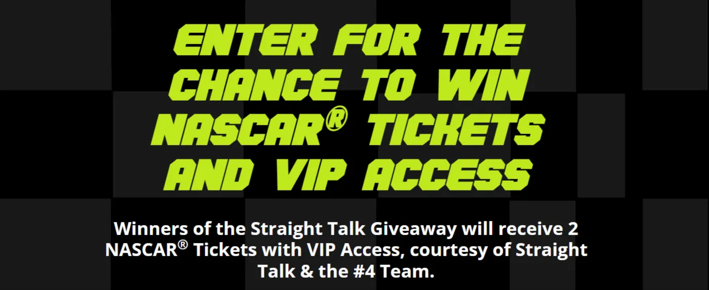 Straight Talk “VIP RACING” 2026 Giveaway