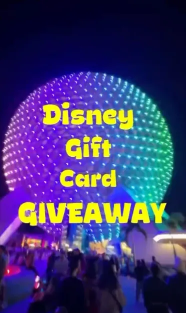 Disney Gift Card Giveaway