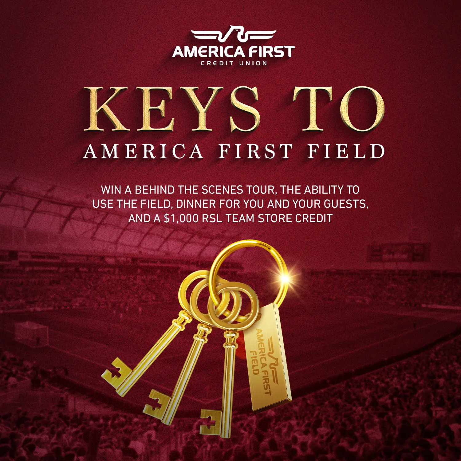 Real Salt Lake & America First Credit Union – “Keys to America First Field” Giveaway