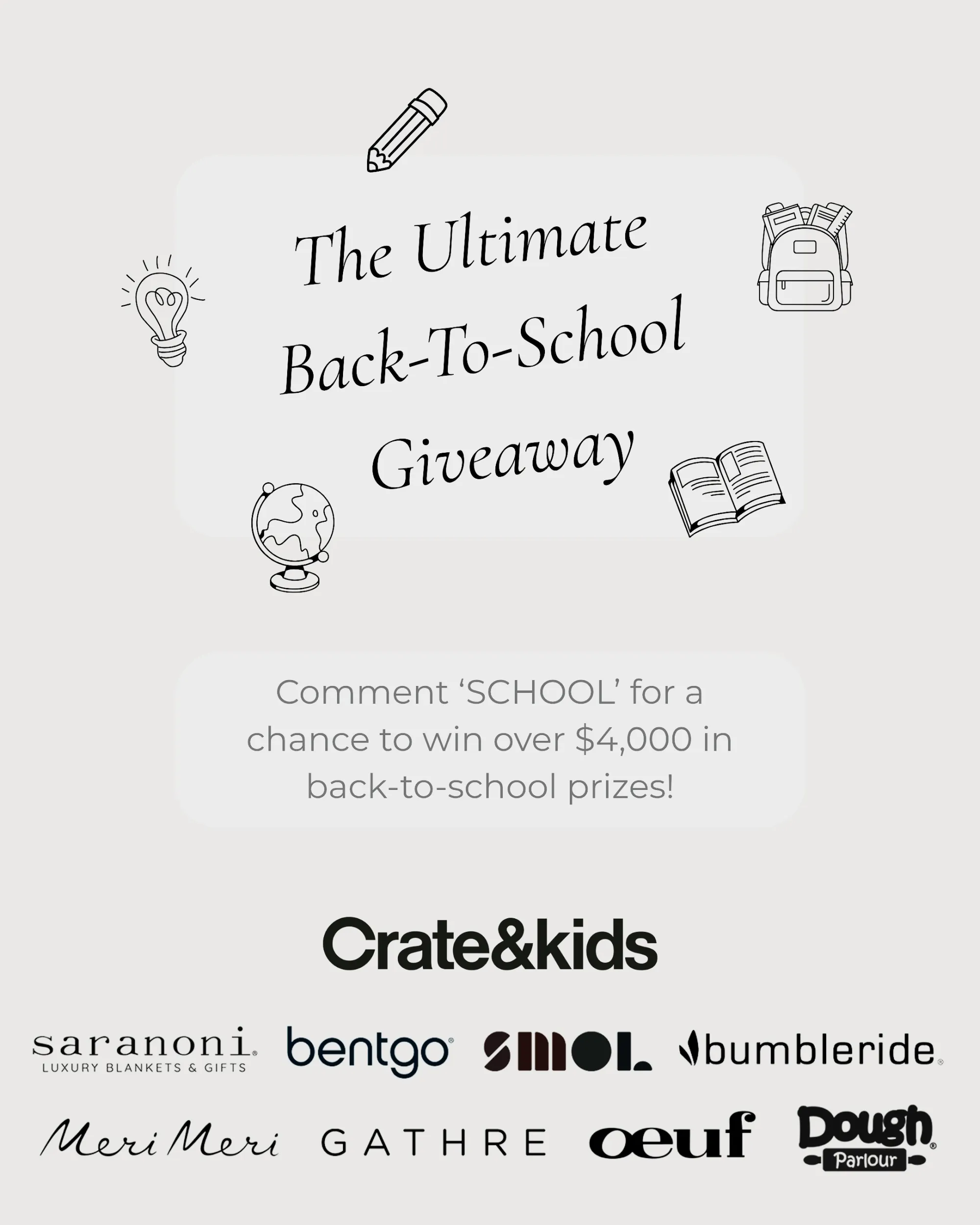 Ultimate Back- To- School Giveaway
