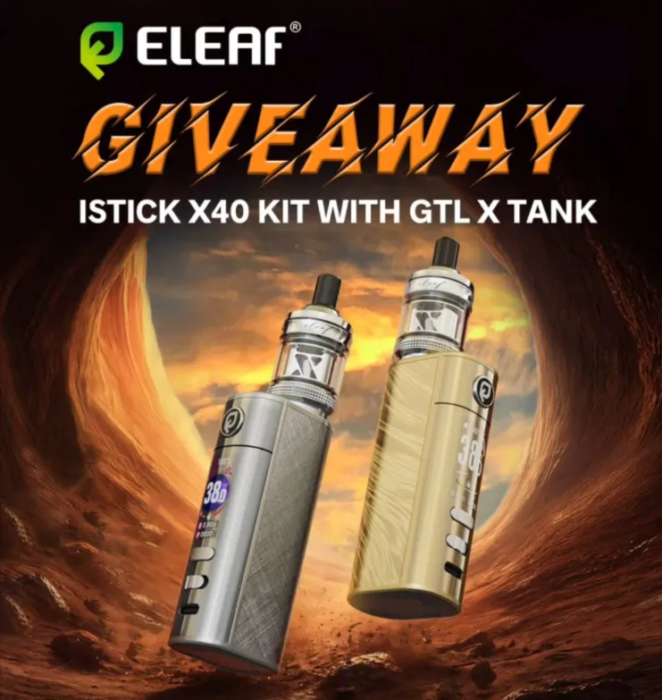 Eleaf Istick X40 Kit With Gtl X Tank Giveaway