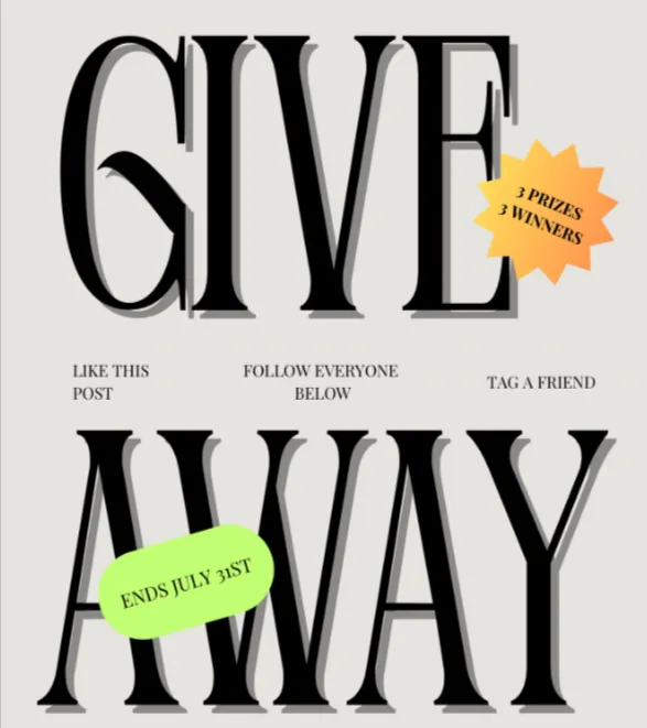 3-YEAR ANNIVERSARY GIVEAWAY