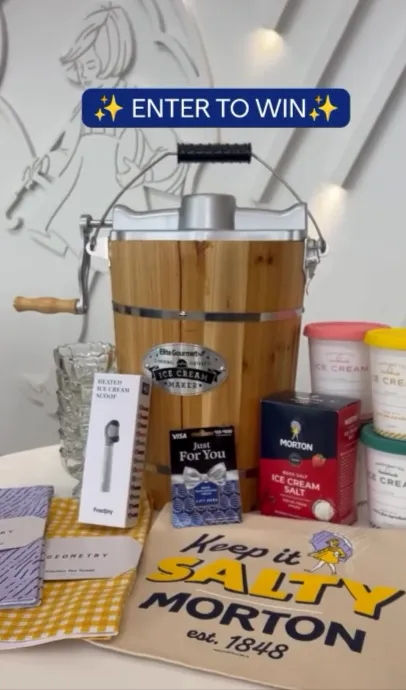 the 2026 Morton Salt Ice Cream Kit Giveaway