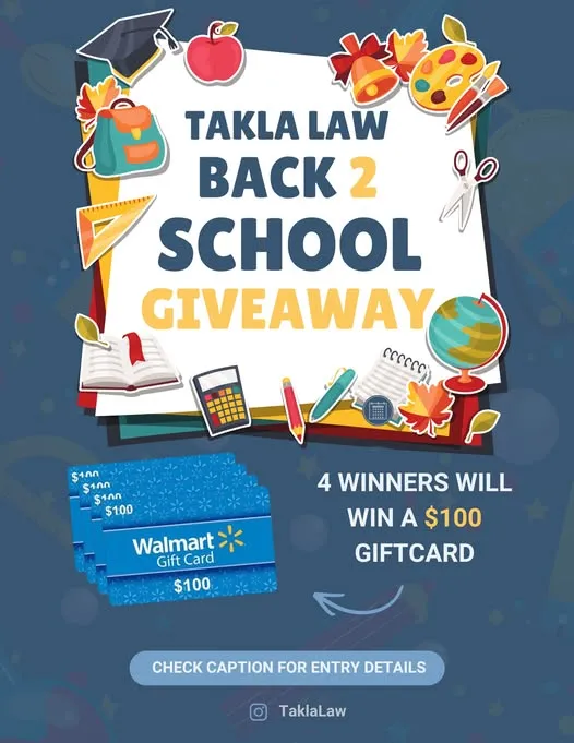 BACK TO SCHOOL GIVEAWAY!