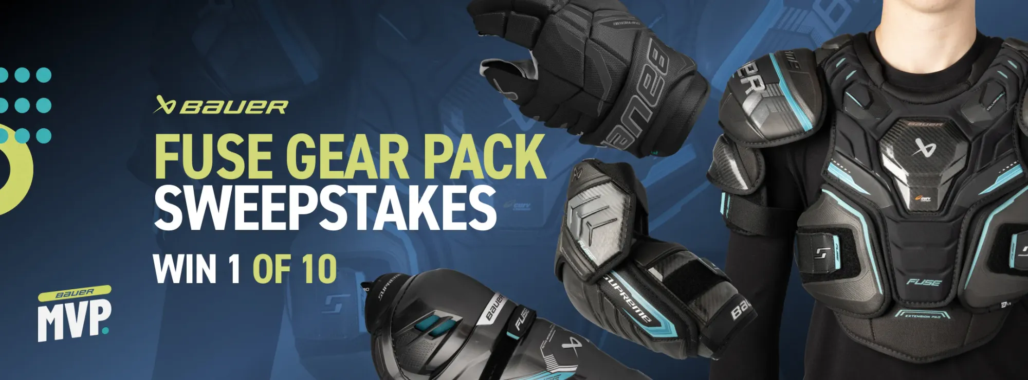 BAUER MVP FUSE GEAR PACK SWEEPSTAKES