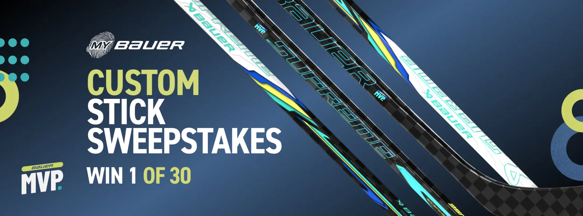 Bauer Mvp Custom Stick Sweepstakes