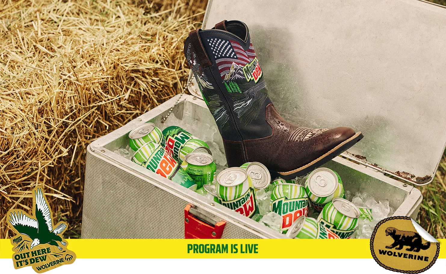 Mountain Dew® x Wolverine® Boots Sweepstakes