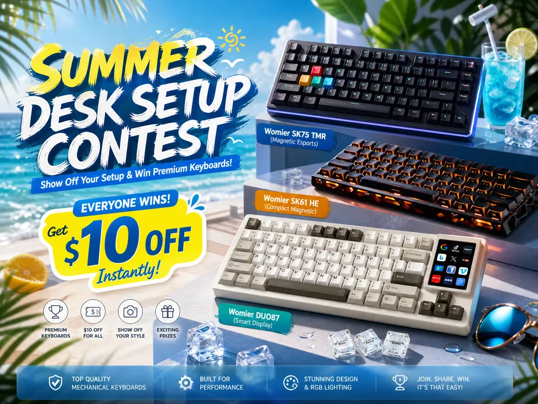 Womier Summer Desk Setup Contest