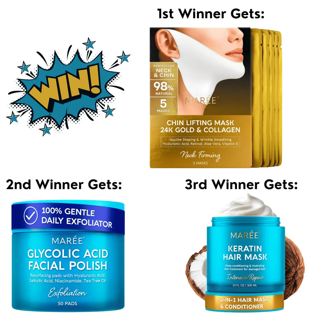 These MAREE Beauty Products Help Puffy Eyes Sagging Jowls And Frizzy Hair Giveaway