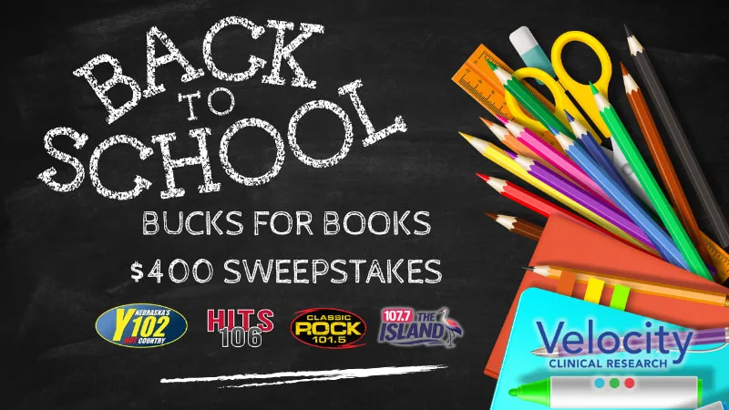 Back To School Bucks Sweepstakes