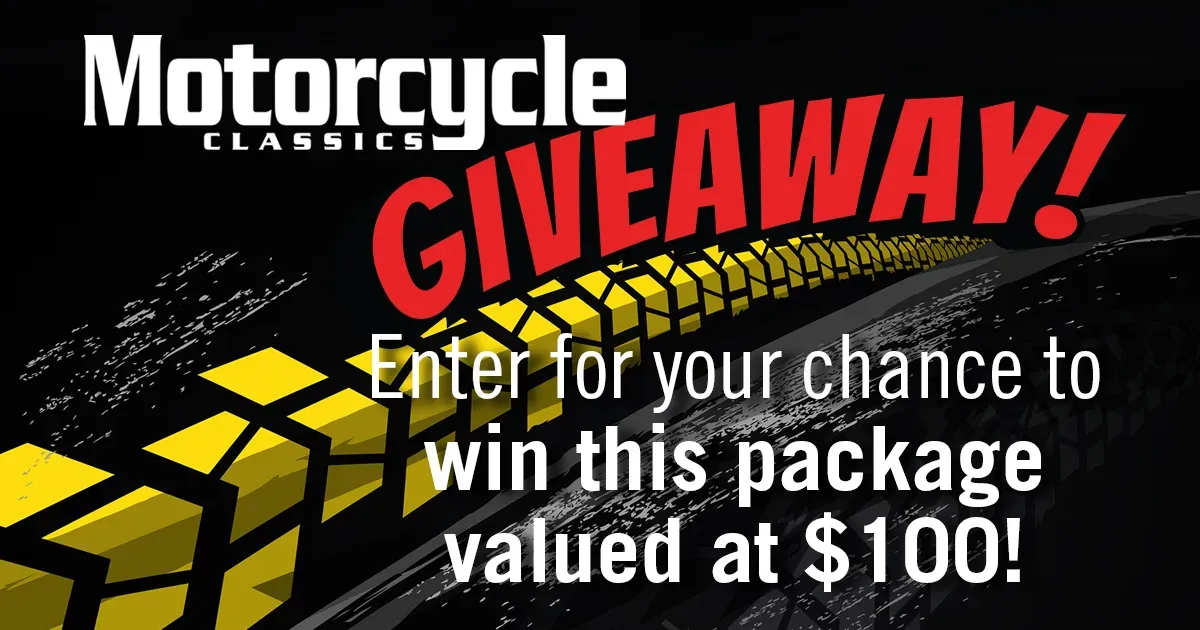 Motorcycle Classics Giveaway