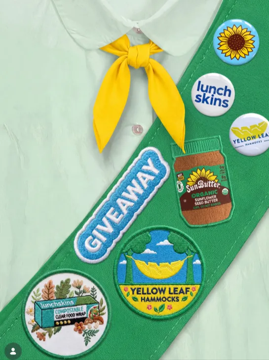 Variety Of Sunbutter Snacks; Yellow Leaf Hammock & Straps; And A 1-year Supply Of Lunchskins Home Compostable Clear Wrap (arv $256) Giveaway