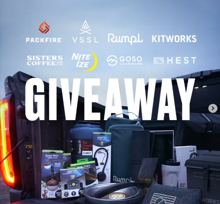 Win The Ultimate Camping Upgrade Giveaway
