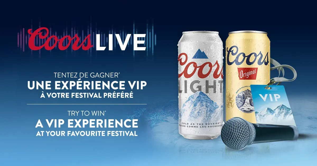 Coors Light “Coors Live” 2026 Contest