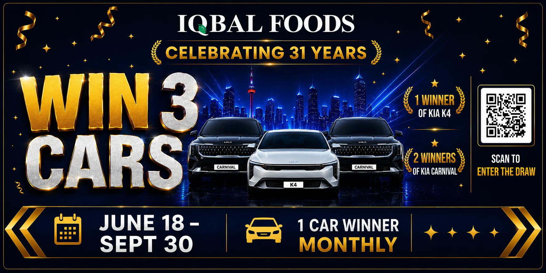 Win 1 Of 3 2026 Kia Vehicles Valued At $30,000 To $50,000 Giveaway