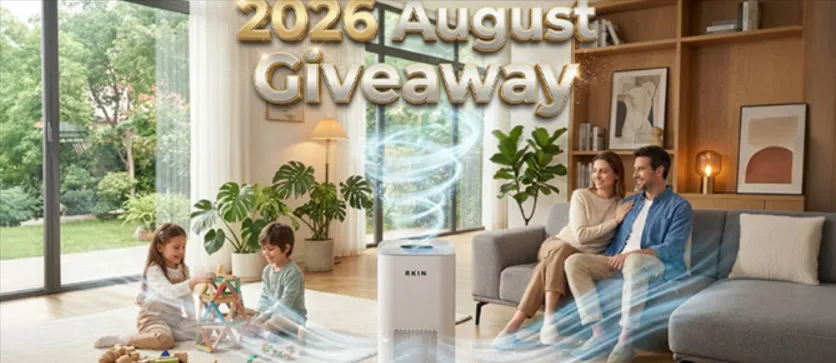 Rkin August 2026 Rkin Ah-14 Hepa Air Purifier Giveaway