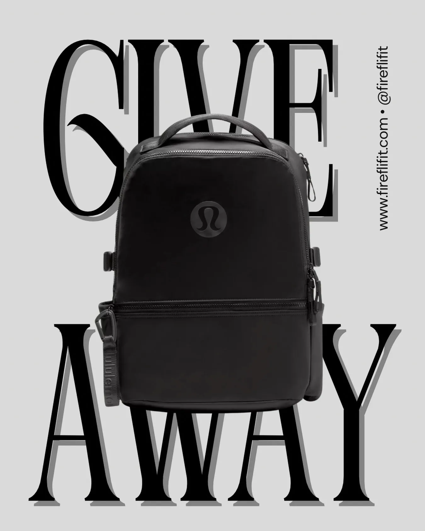 Win This Black Lululemon Backpack Giveaway