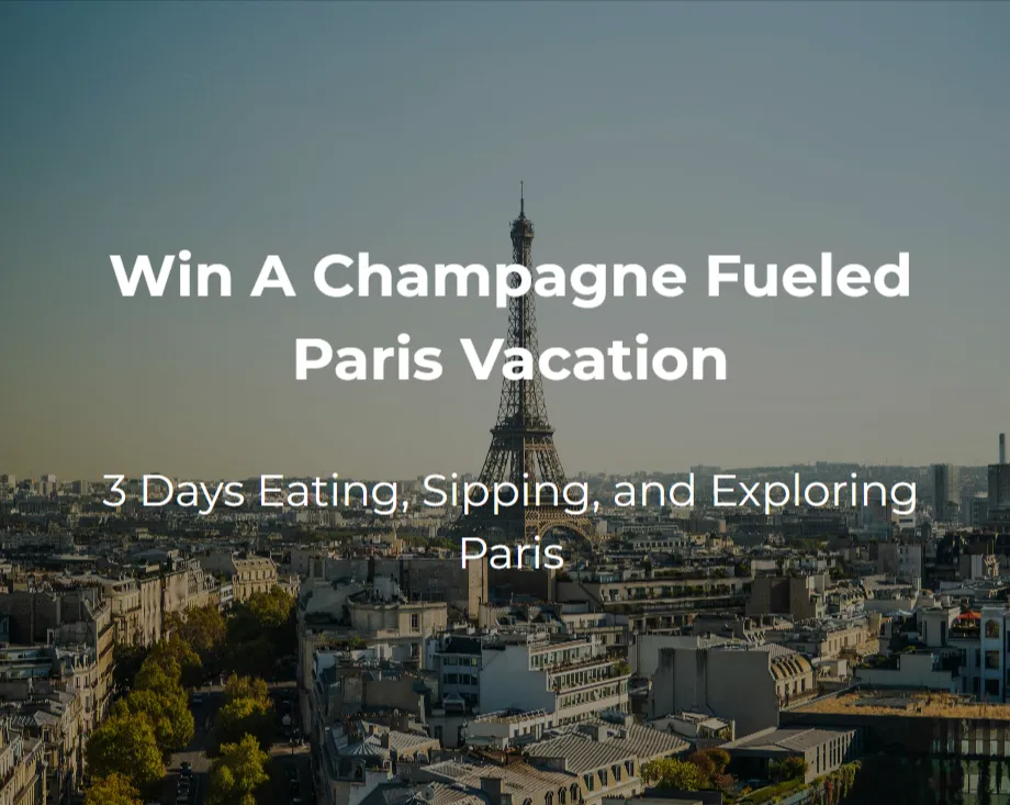 Paris Wine + Food Dream Vacation Giveaway