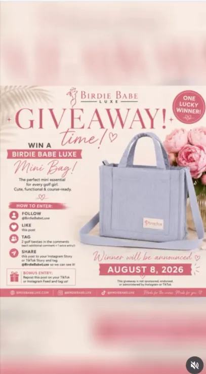 Birdie Babe Luxe Mini Bag Giveaway