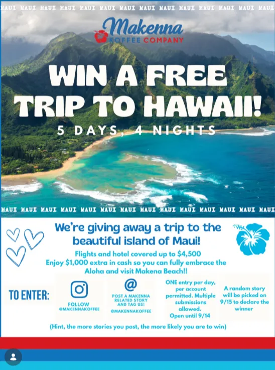 Trip Giveaway