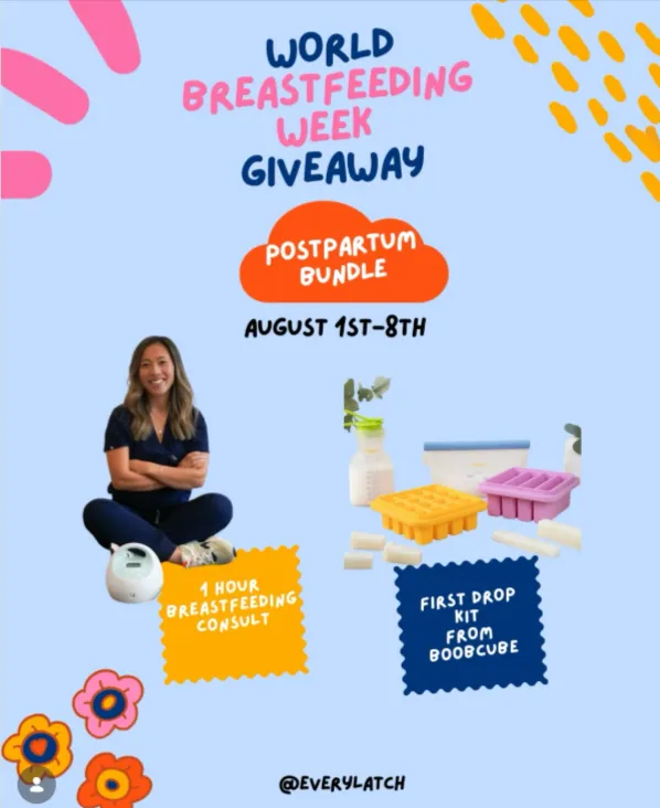 1 Hour Virtual Breastfeeding Consult Giveaway