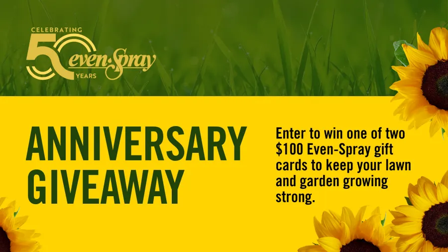 50 Years of Helping Manitoba Grow – Even-Spray Anniversary Giveaway