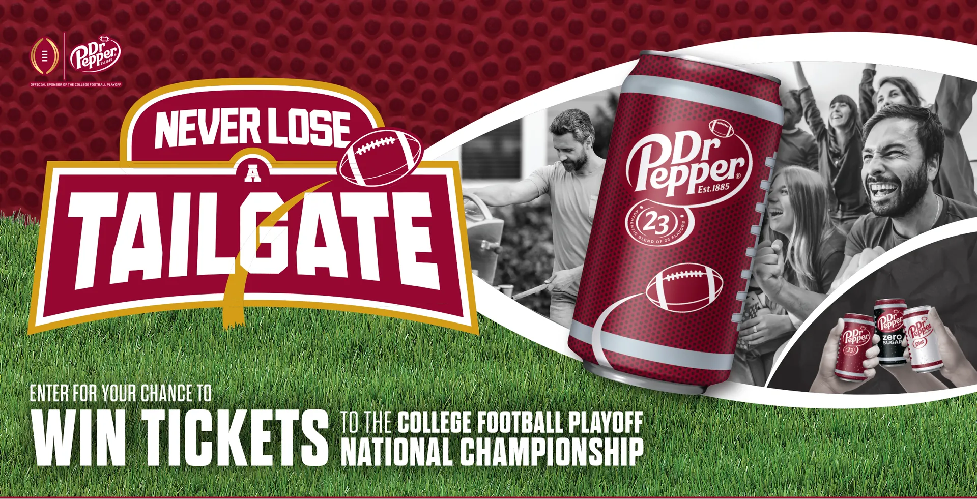 The 2026 Dr Pepper® Football Kickoff Sweepstakes