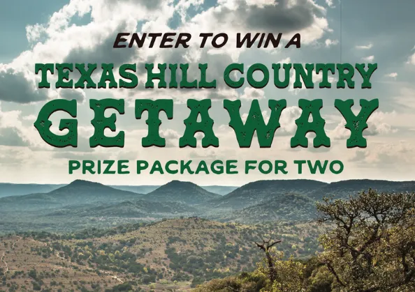TEXAS HILL COUNTRY GETAWAY Giveaway