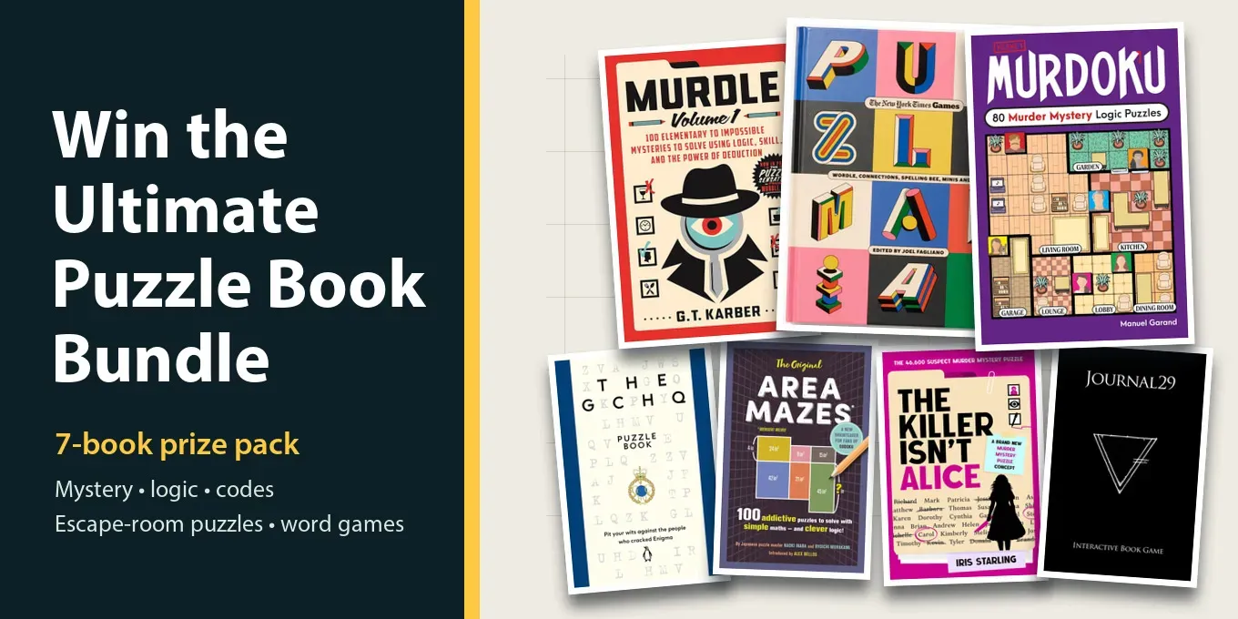 The Ultimate Puzzle Book Bundle Giveaway