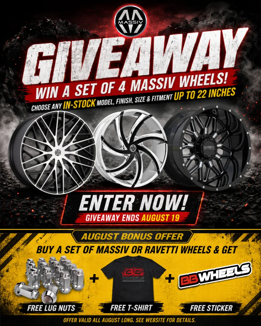 Bb Wheels X Massiv Wheels Giveaway