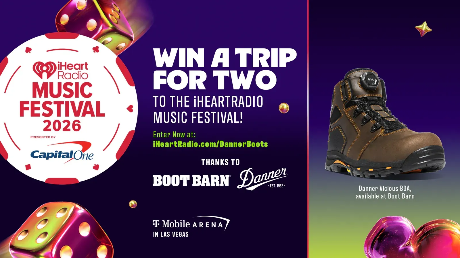 Win A Trip For Two To Iheartradio Music Festival Thanks To Danner Boots Giveaway
